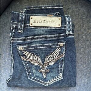 Rock Revival Blue Denim Jeans